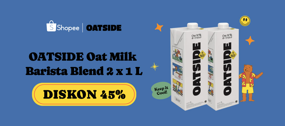 Harga Spesial Oatside Oat Milk Barista Blend 2 X 1 L Di Shopee